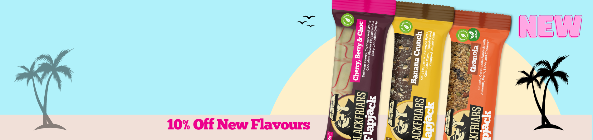 10% Off New Flapjack Flavours