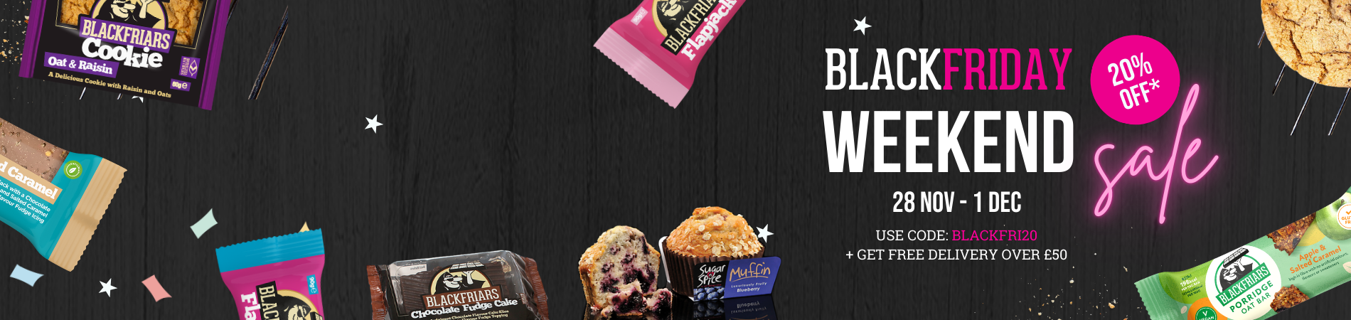 Black Friday Weekend 20% Off