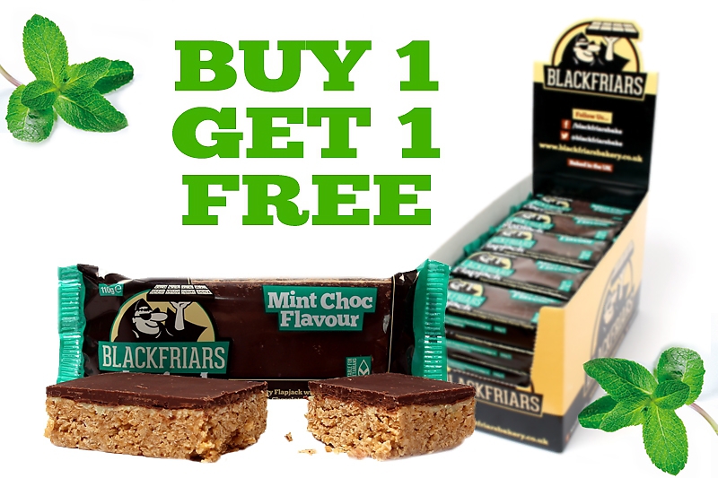 Buy One Get One Free Mint Choc Flapjacks