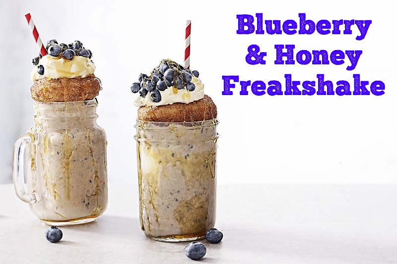 Blueberry Doughnut Freakshake 