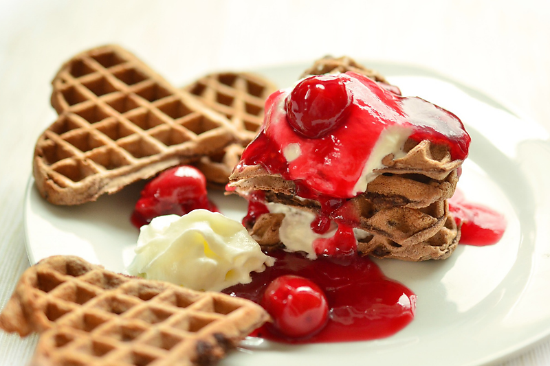 Valentines Waffles