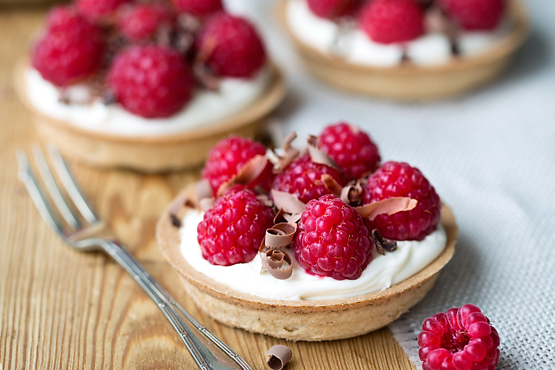 Raspberry Cream Tart