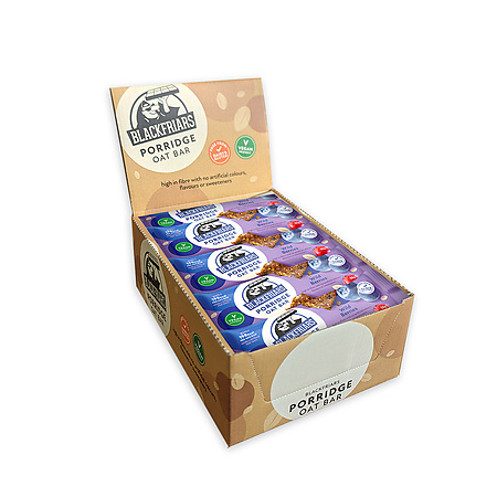 porridge oat bars wild berries boxed