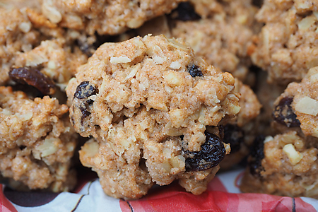 Vegan Oat and Raisin Cookies 