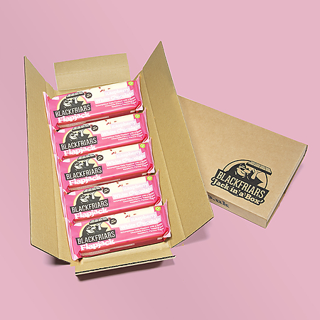 Raspberry & White Choc Jackinabox